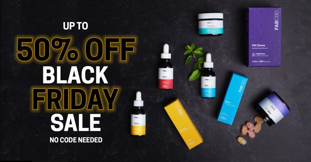 FAB CBD Black Friday Sale - Thanksgiving Sale - Cyber Monday Sale