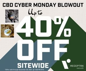 Receptra CBD Black Friday Blowout Sale 2021